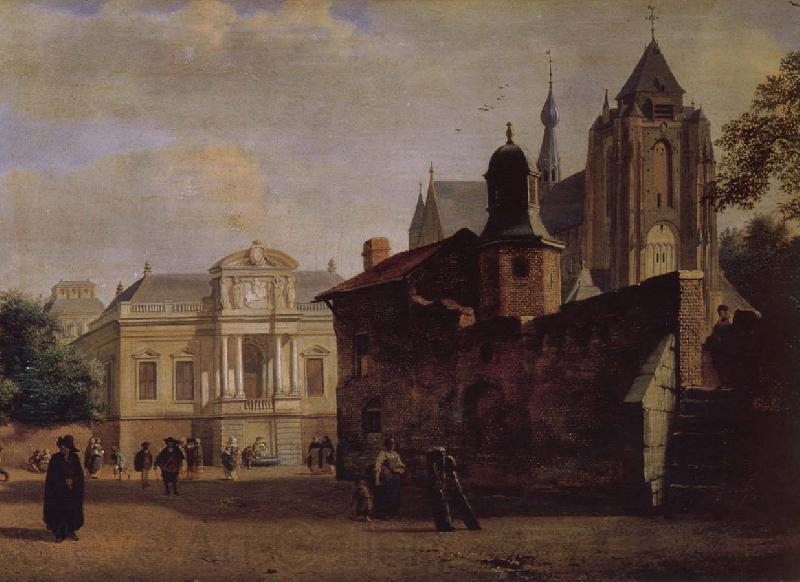 Jan van der Heyden Baroque palaces and the Cathedral Germany oil painting art